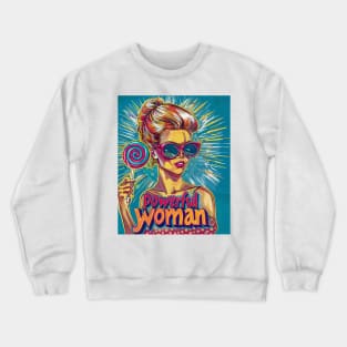 Rebellious and radiant woman: A cry for freedom Crewneck Sweatshirt